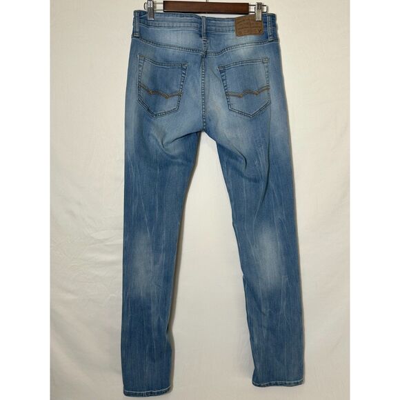 American Eagle Men's Active Flex Distressed Straight Leg Jeans Size 30x34 - Picture 4 of 5